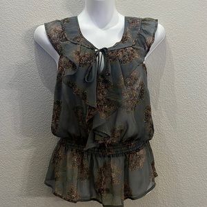 Daniel Rainn semi sheer blouse. Size small GUC